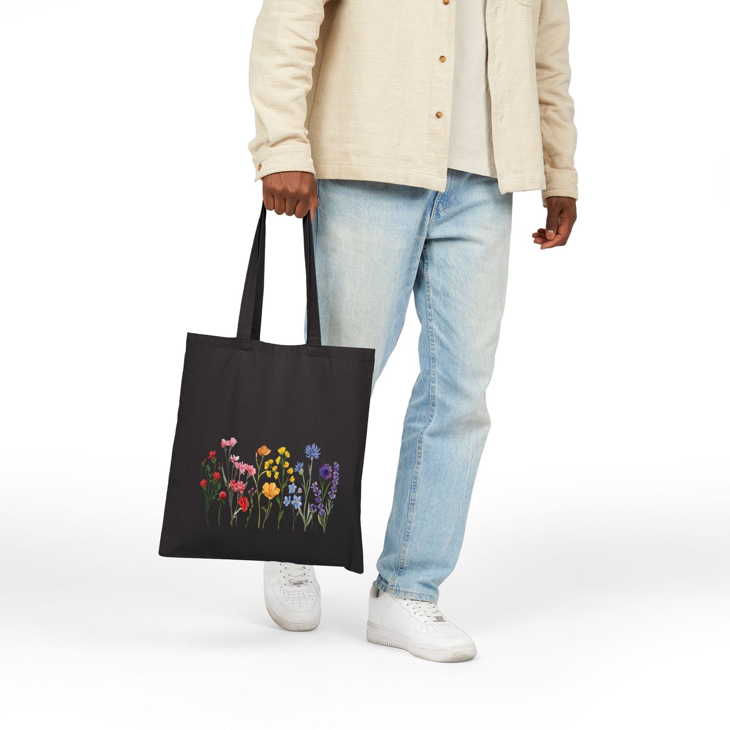 Pride Wildflower Cotton Canvas Tote