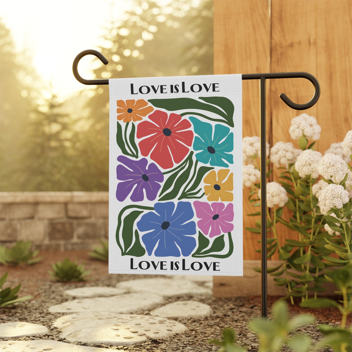 Floral Pride Garden & House Flag