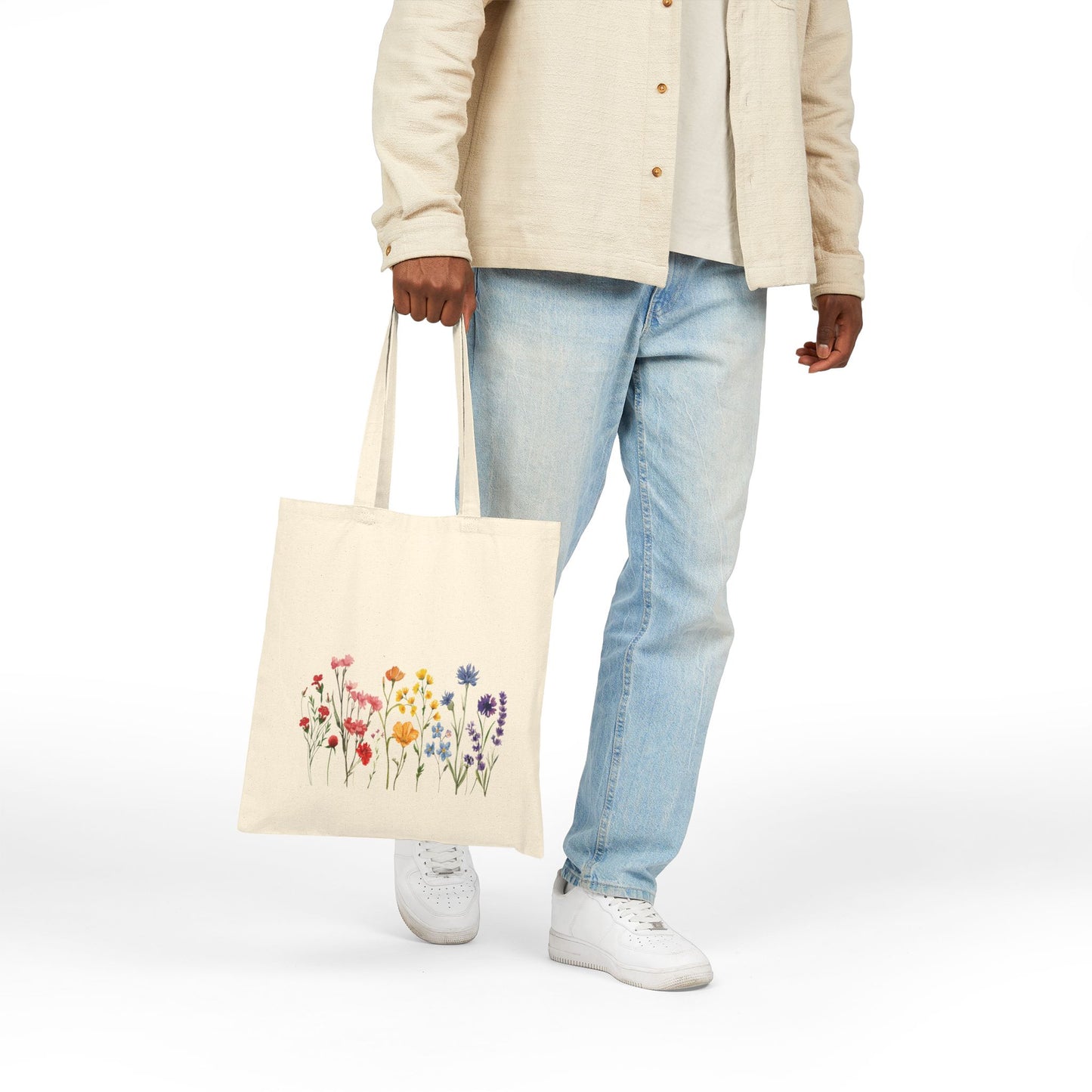 Pride Wildflower Cotton Canvas Tote